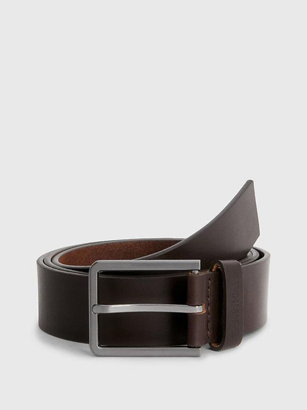 Calvin Klein USA Leather Mens Belt Brown 2903765-ME